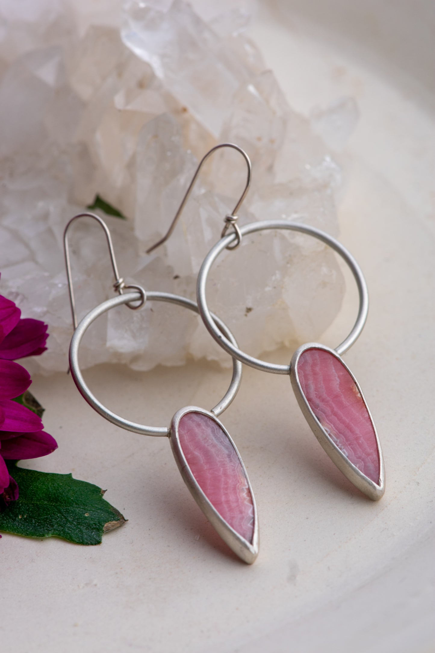 ELEVATE RHODOCHROSITE EARRINGS