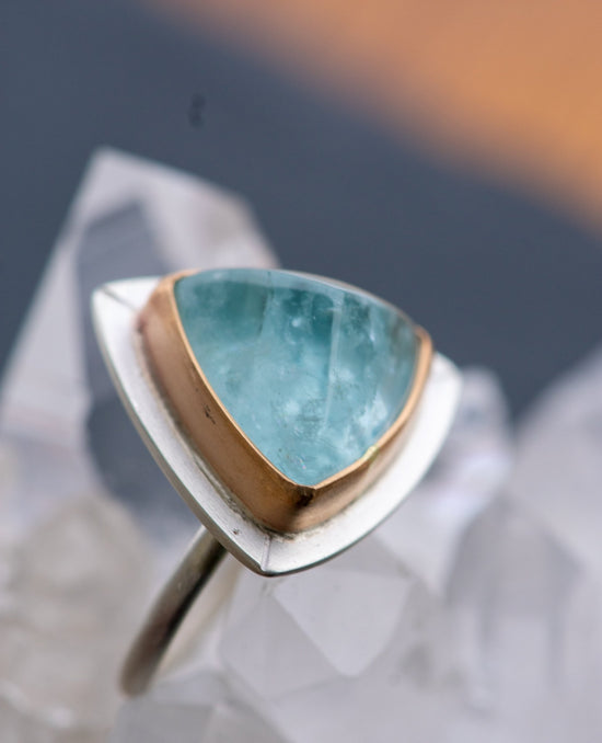 ANCIENT AQUAMARINE RING - Fly Free