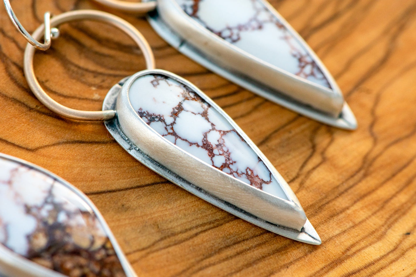 BOMBS AWAY MAGNESITE EARRINGS - Fly Free