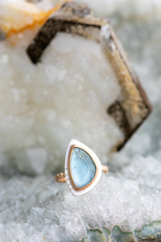 BRIGHTER AQUAMARINE RING - Fly Free