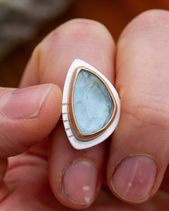 BRIGHTER AQUAMARINE RING - Fly Free