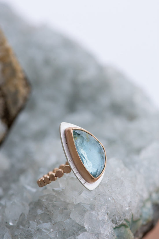 BRIGHTER AQUAMARINE RING - Fly Free