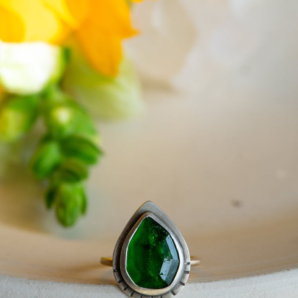 
                  
                    CHARGED CHROME DIOPSIDE RING - Fly Free
                  
                
