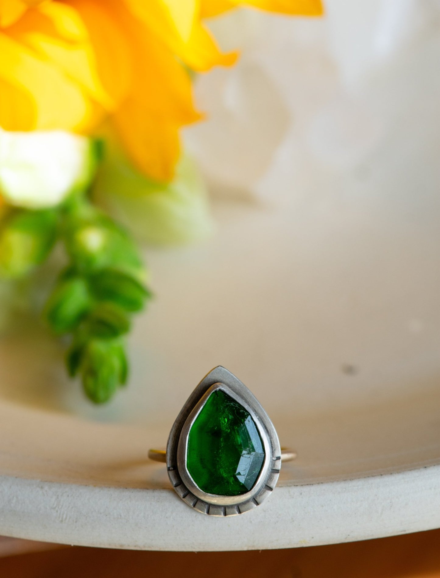 CHARGED CHROME DIOPSIDE RING - Fly Free