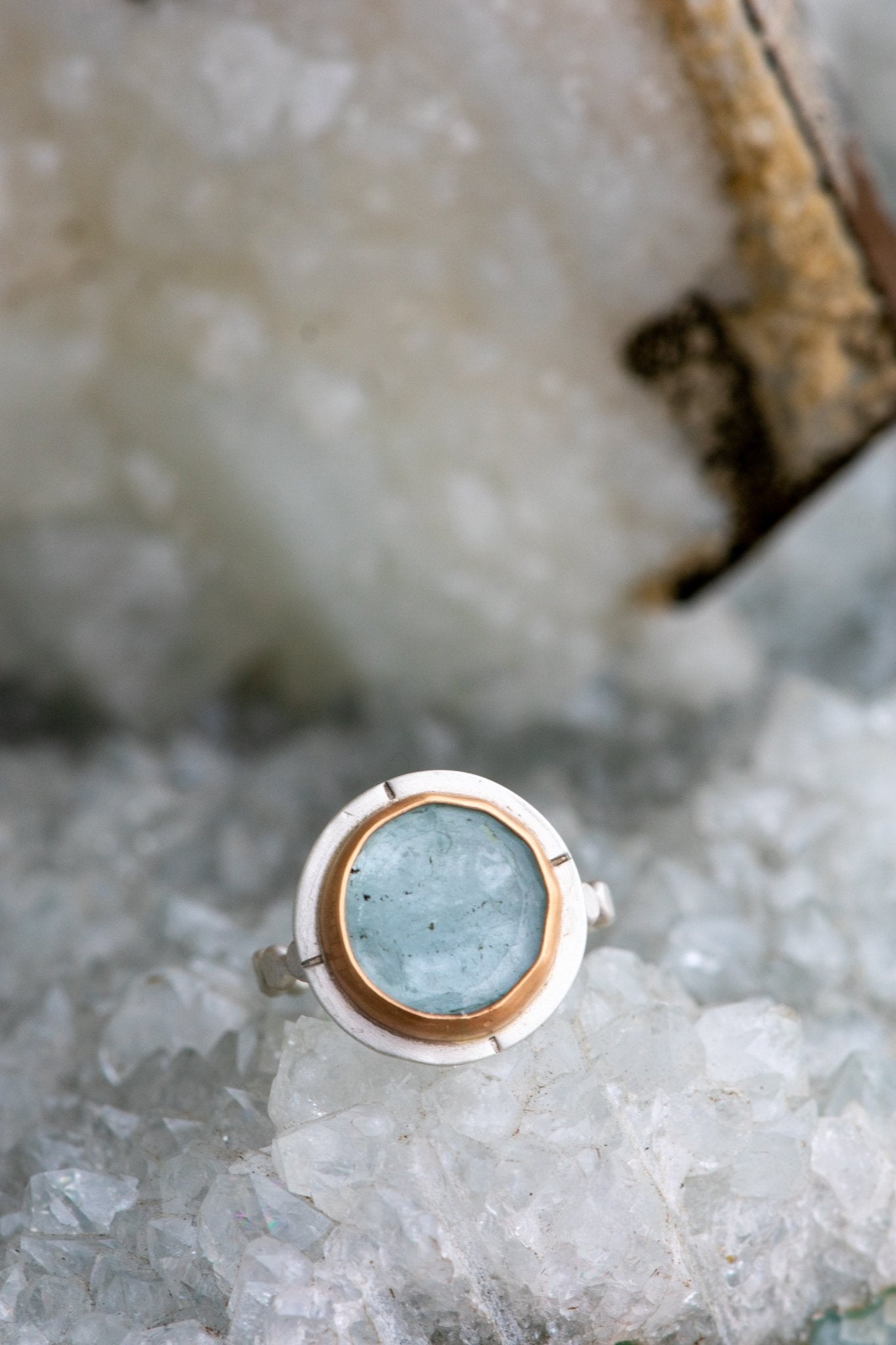 COMPLETE AQUAMARINE RING - Fly Free