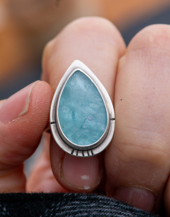 CONTENT AQUAMARINE RING - Fly Free