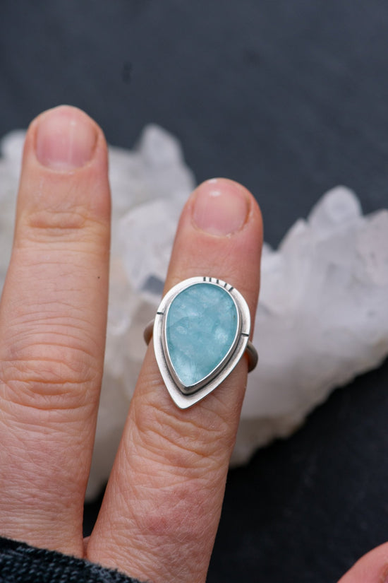 CONTENT AQUAMARINE RING - Fly Free