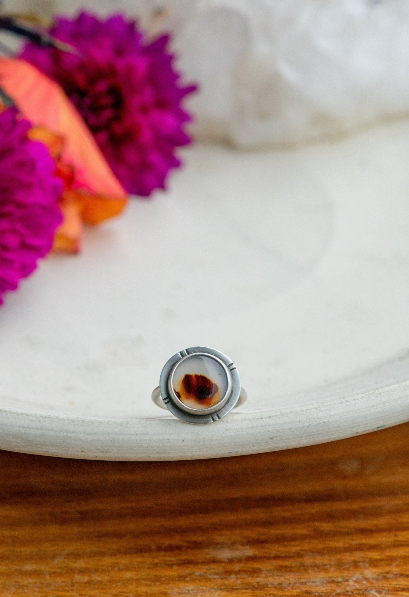 CONTENT MONTANA AGATE RING - Fly Free