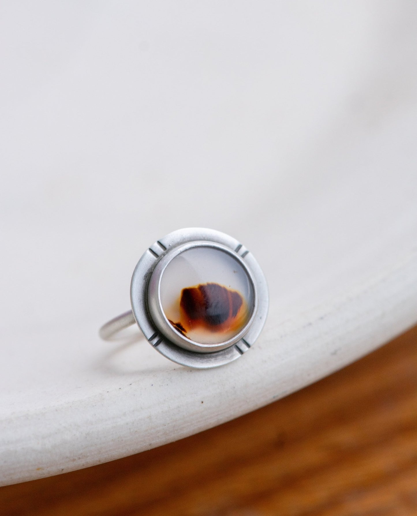 CONTENT MONTANA AGATE RING - Fly Free