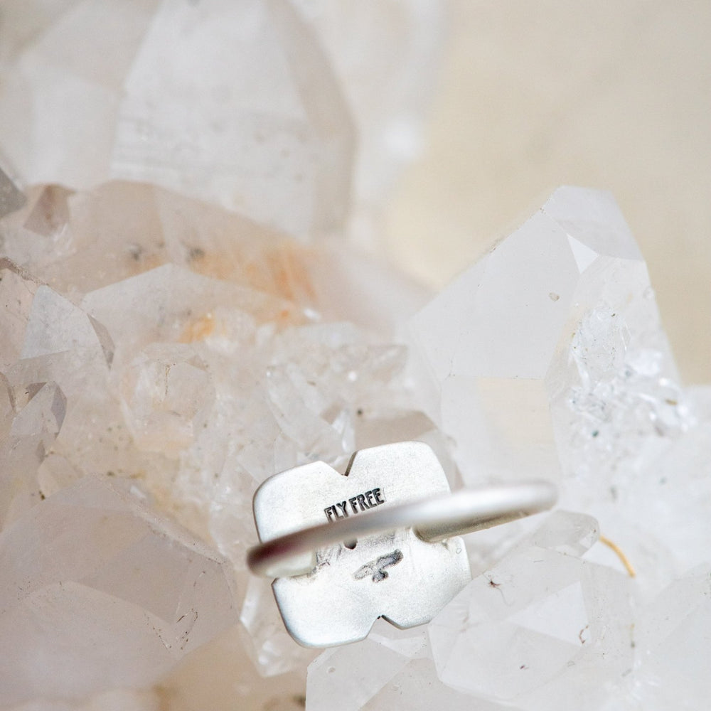 
                  
                    DANCERS IN THE FROST DENDRITIC AGATE RING - Fly Free
                  
                