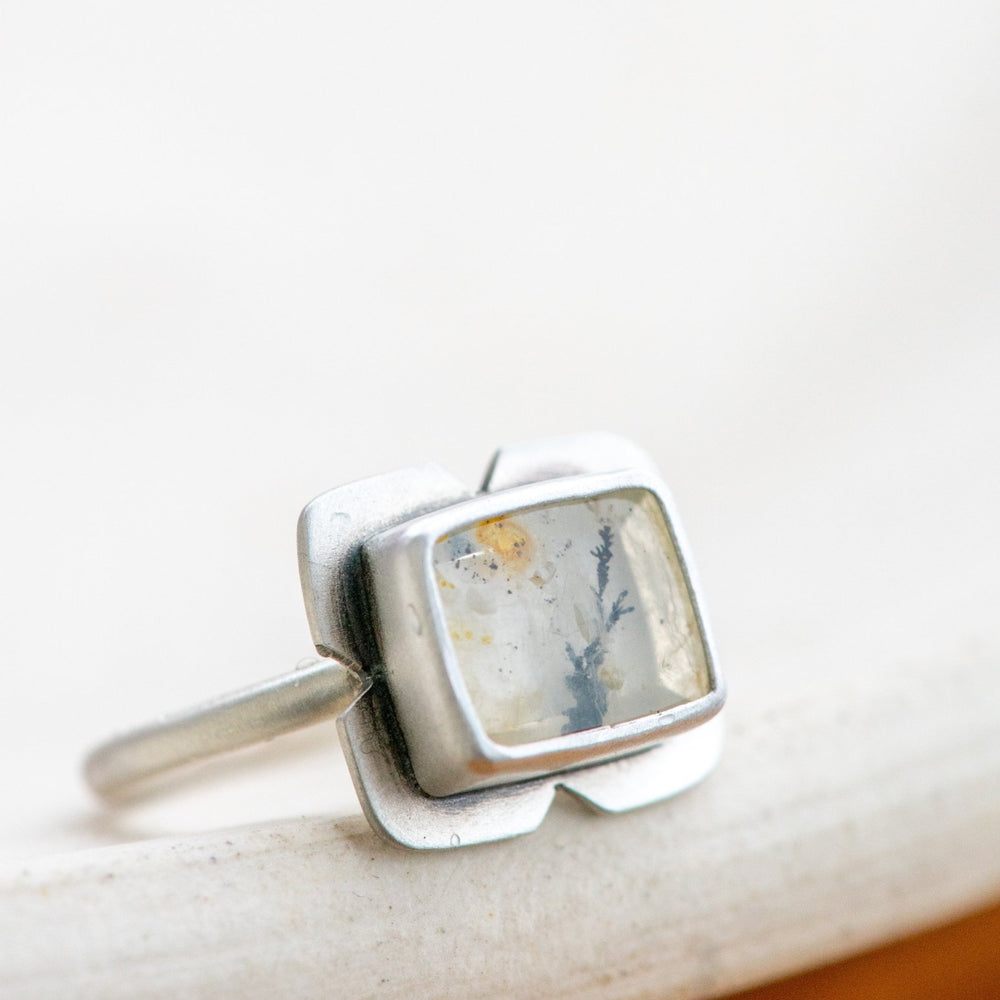 
                  
                    DANCERS IN THE FROST DENDRITIC AGATE RING - Fly Free
                  
                