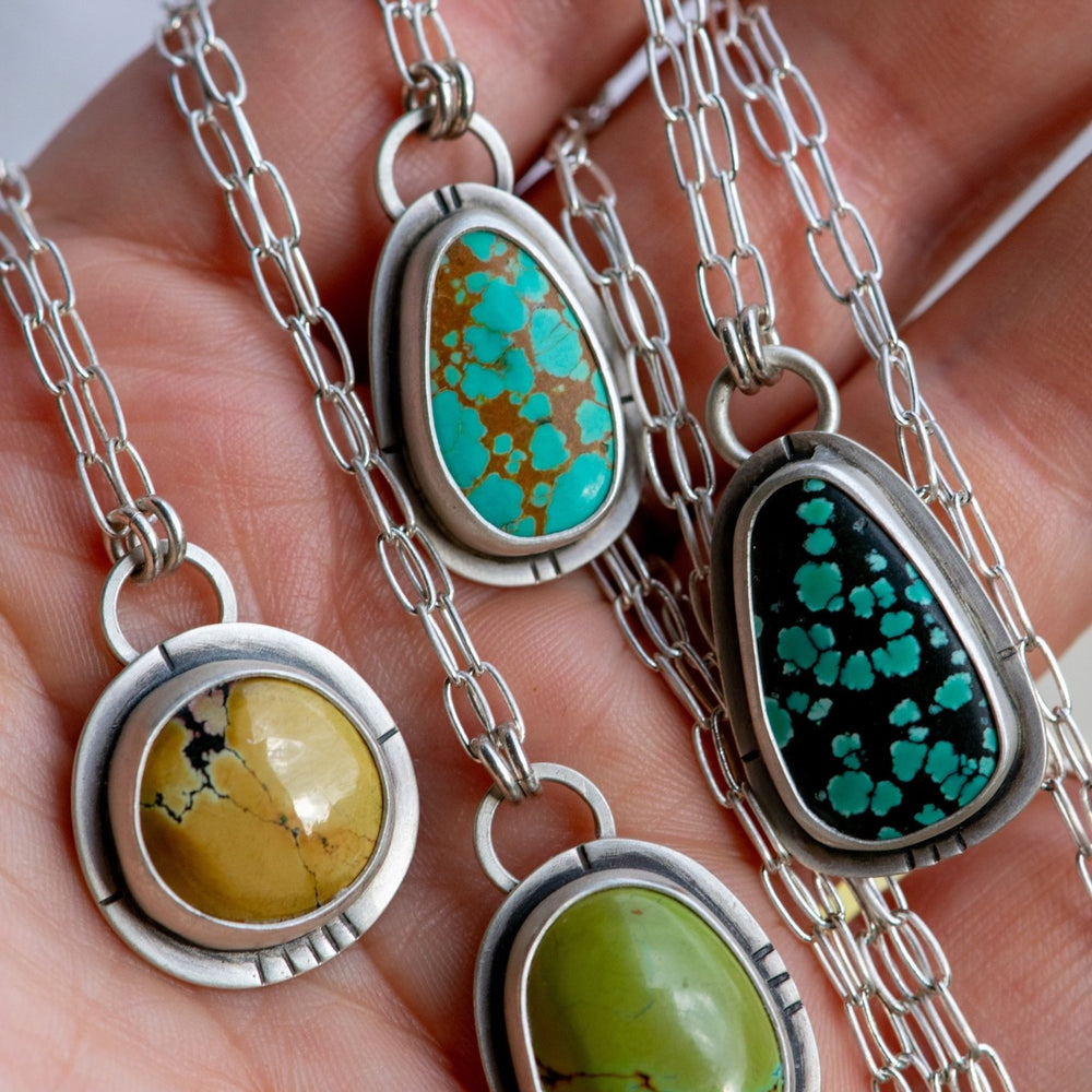 
                  
                    DEEP FOREST TURQUOISE NECKLACES - Fly Free
                  
                