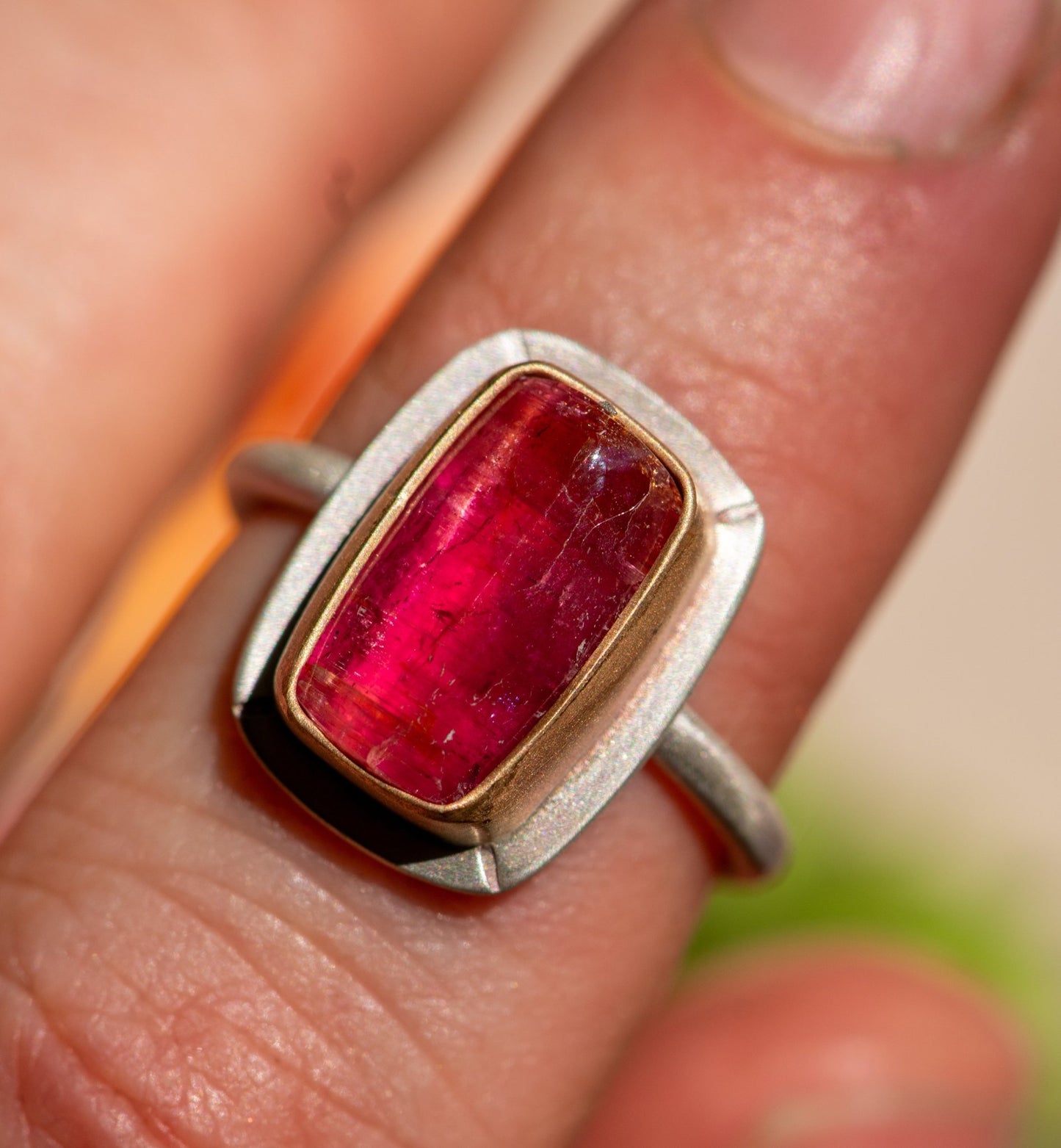 DOMINANCE RUBELLITE TOURMALINE RING - Fly Free