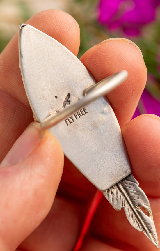 DREAMING SOLAR QUARTZ DAGGER RING - Fly Free