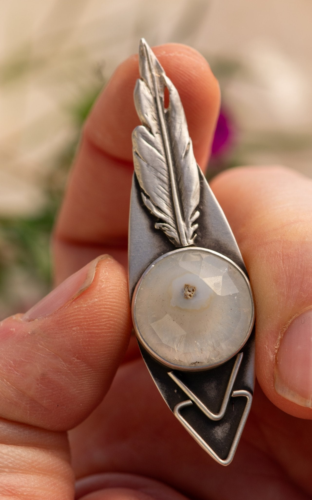 DREAMING SOLAR QUARTZ DAGGER RING - Fly Free