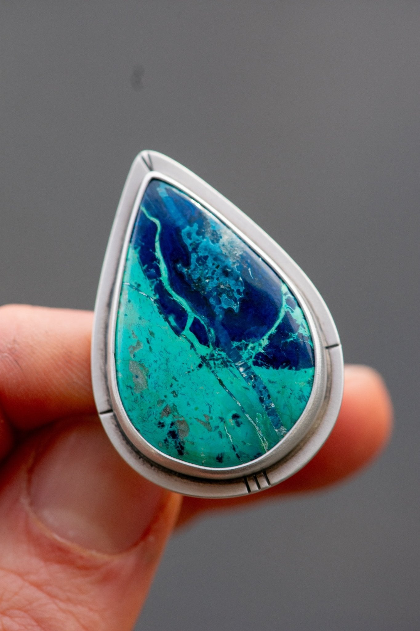 EBBING TIDE AZURITE RING - Fly Free