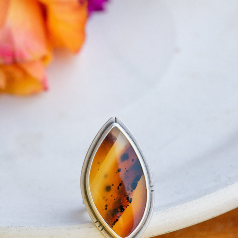 EMBERS MONTANA AGATE RING - Fly Free