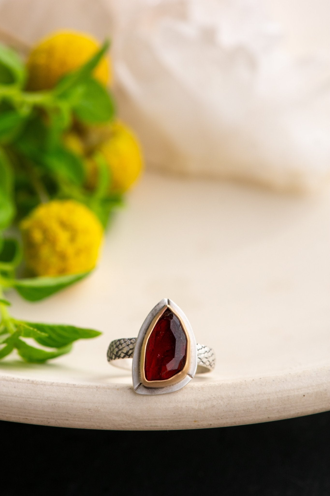EXPEDITE GARNET RING - Fly Free