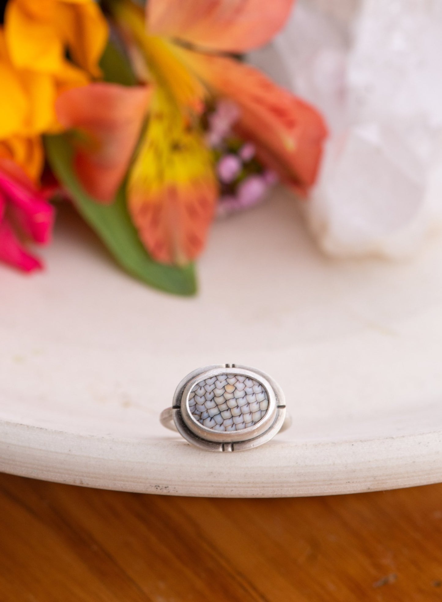 FINAL FISH FOSSIL RING - Fly Free