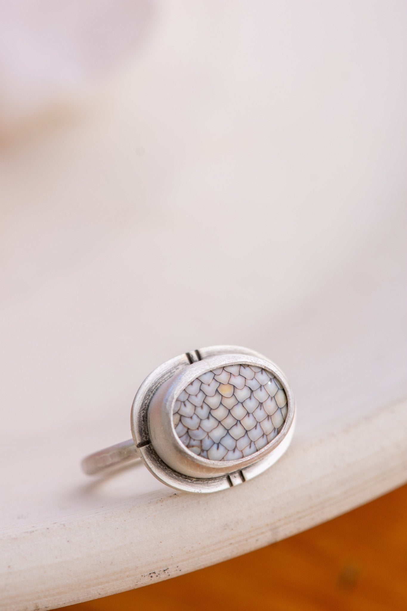 FINAL FISH FOSSIL RING - Fly Free