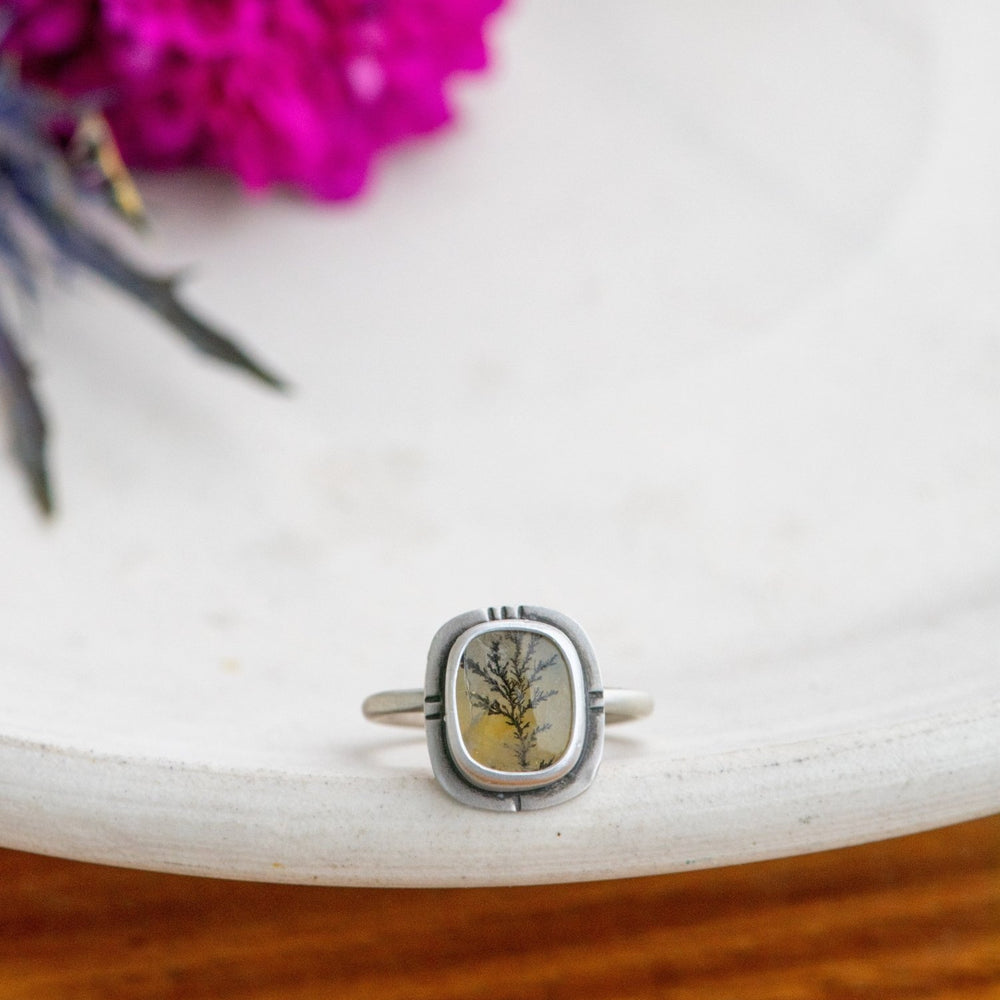 FINDING A WAY DENDRITIC AGATE RING - Fly Free