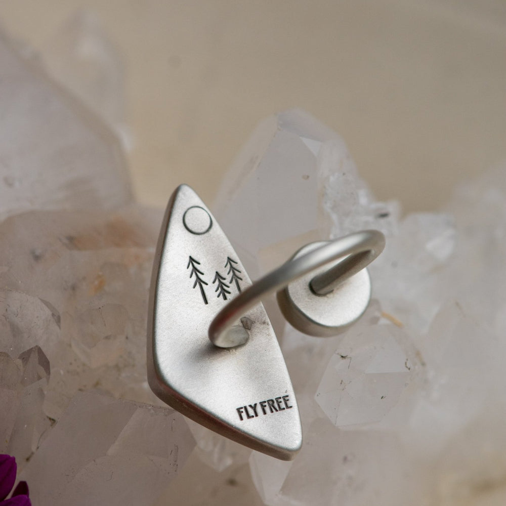 
                  
                    FIRE AND ICE MONTANA AGATE + AQUAMARINE RING - Fly Free
                  
                