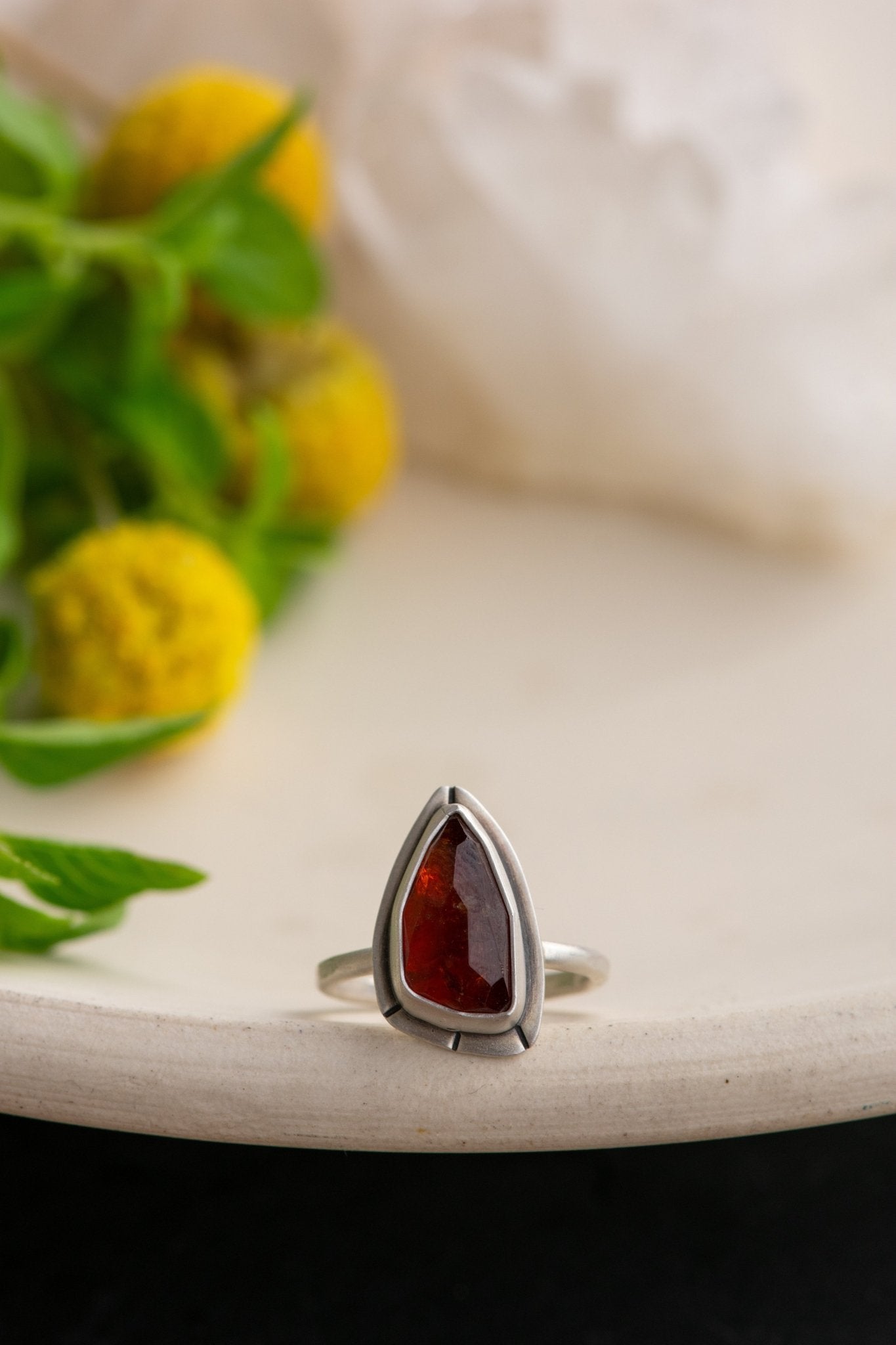 FIRED UP GARNET RING - Fly Free