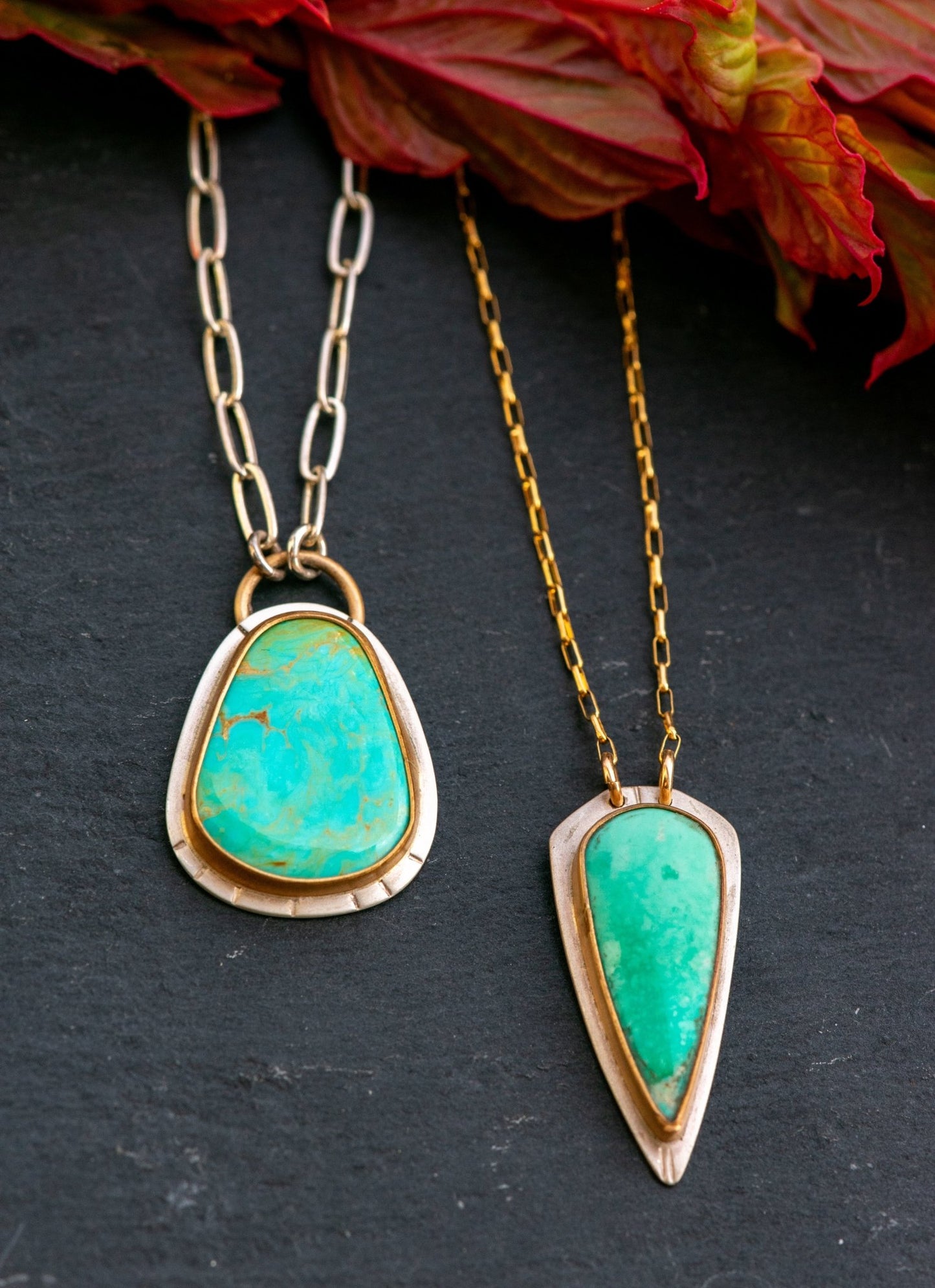 FOLLOW THE SUN TURQUOISE NECKLACES - Fly Free