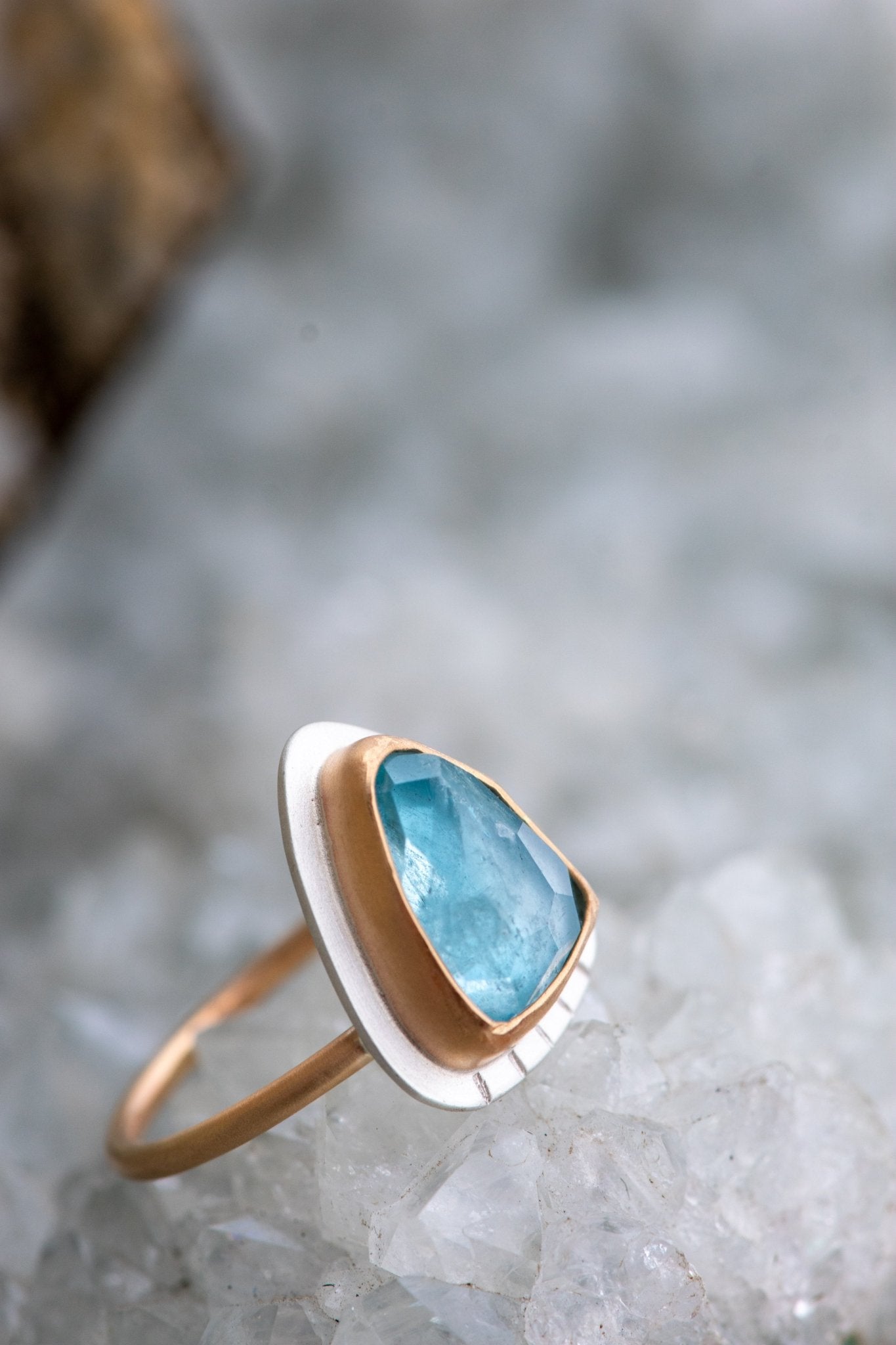 FRESH AQUAMARINE RING - Fly Free