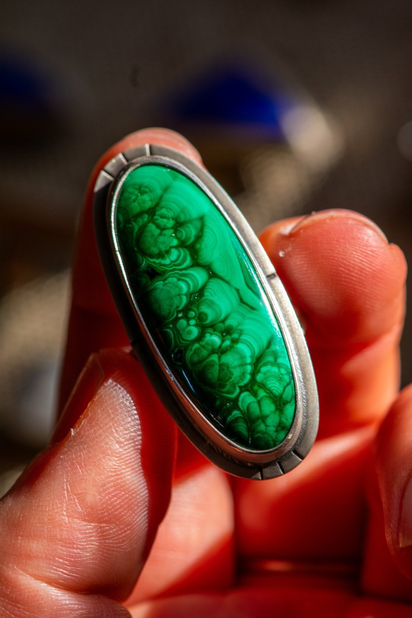 GOOD QUESTION MALACHITE RING - Fly Free
