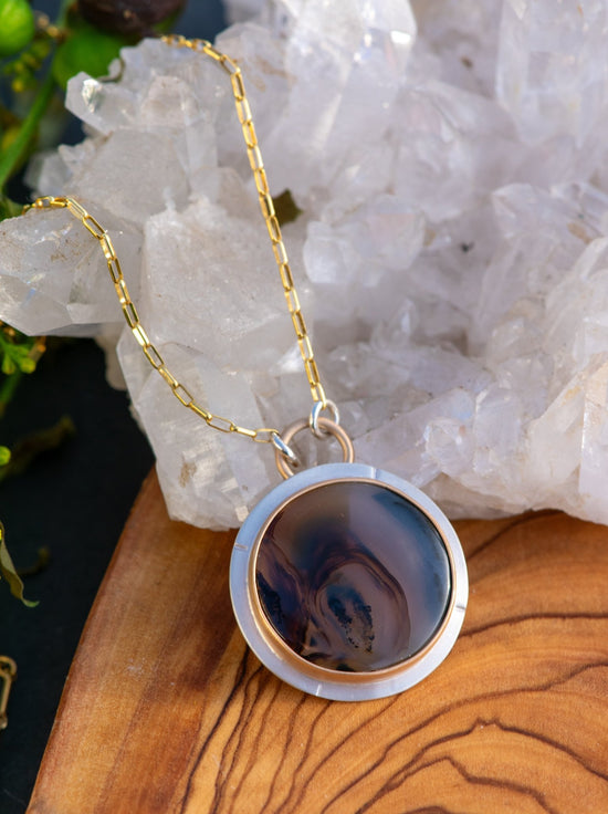 I’M COMING HOME MONTANA AGATE NECKLACE - Fly Free