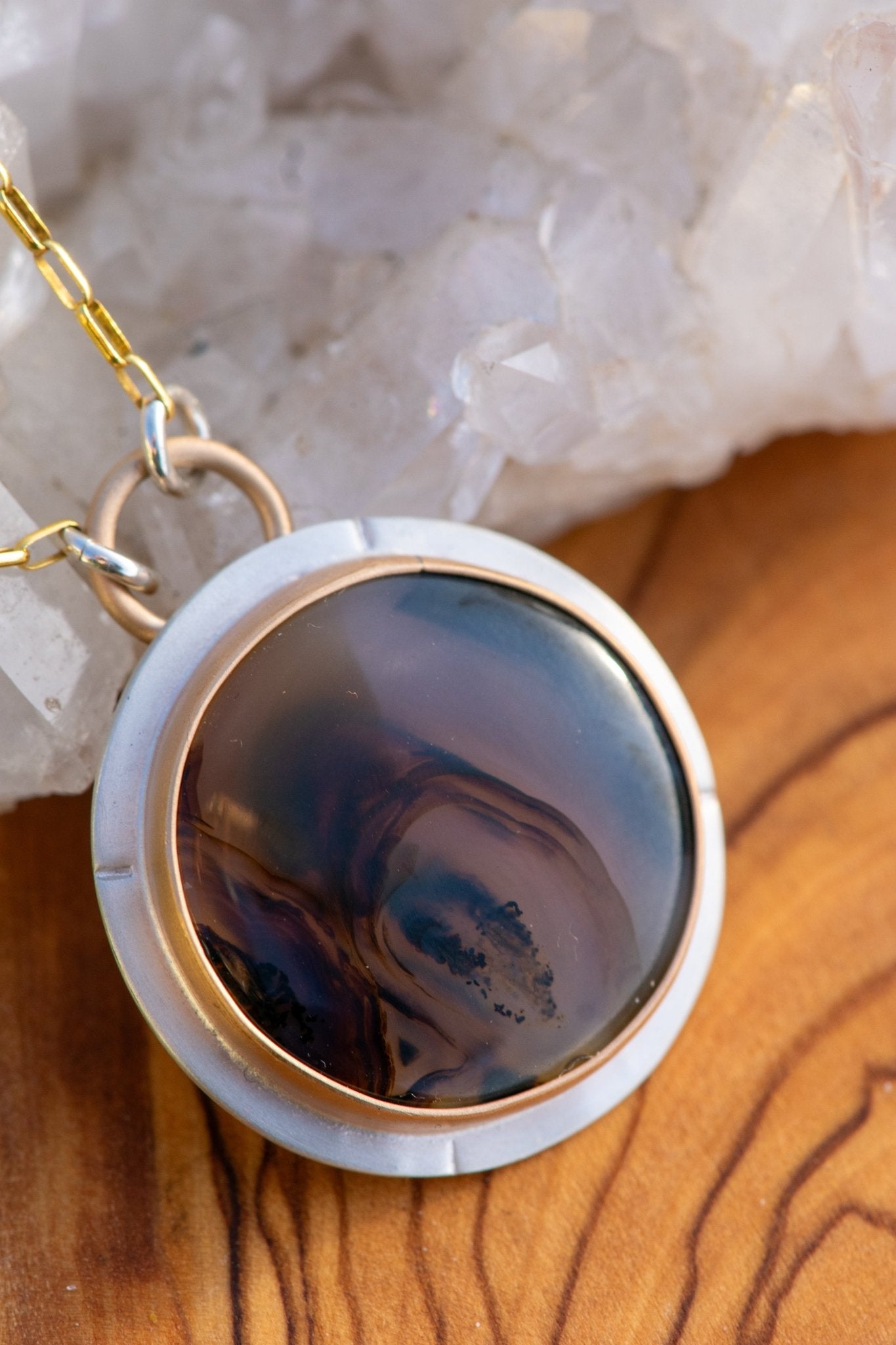 I’M COMING HOME MONTANA AGATE NECKLACE - Fly Free