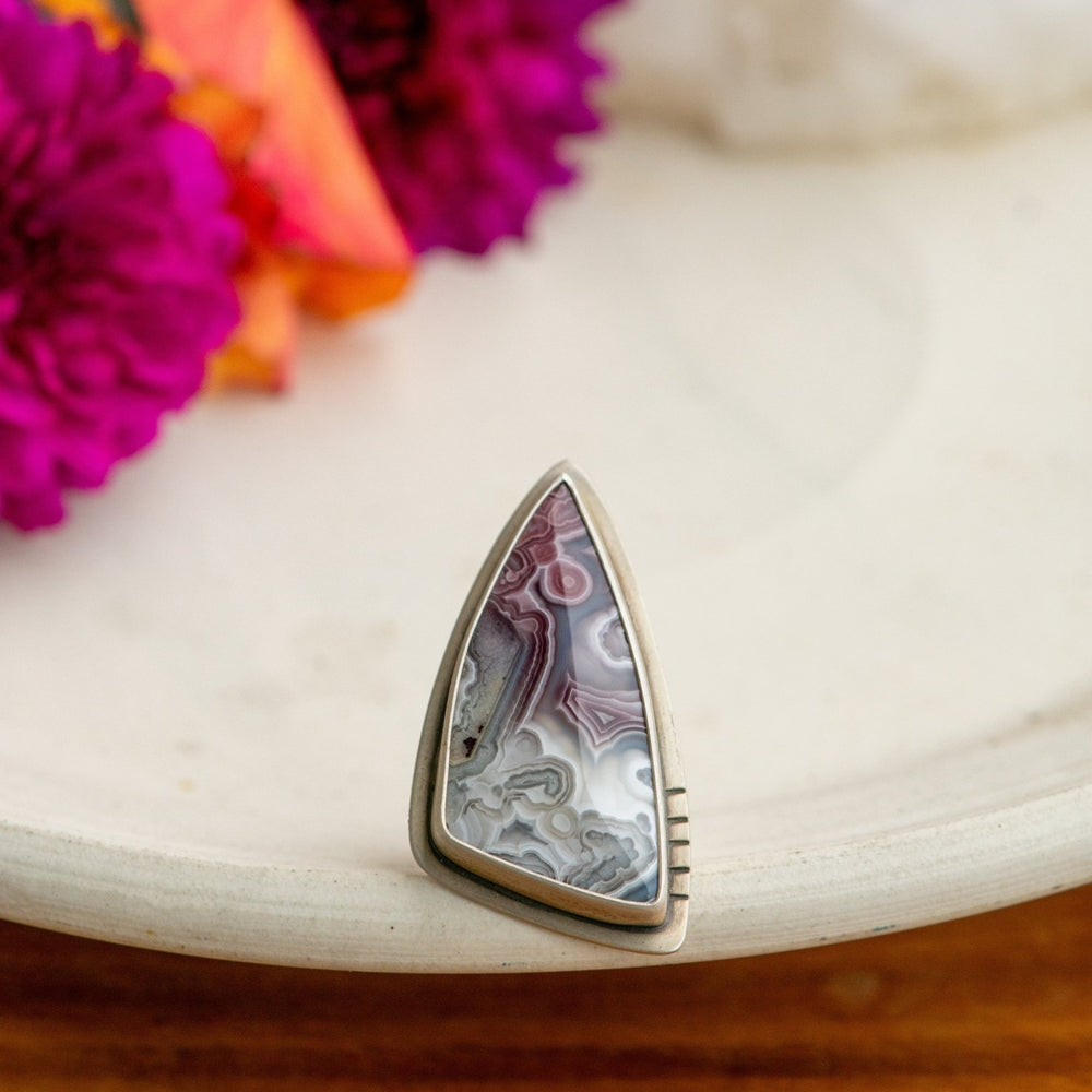 INFINITE DEPTHS CRAZY LACE AGATE RING - Fly Free
