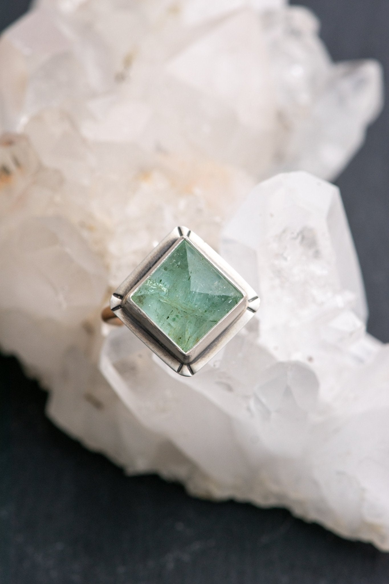 INFINITE HOPE AQUAMARINE RING - Fly Free