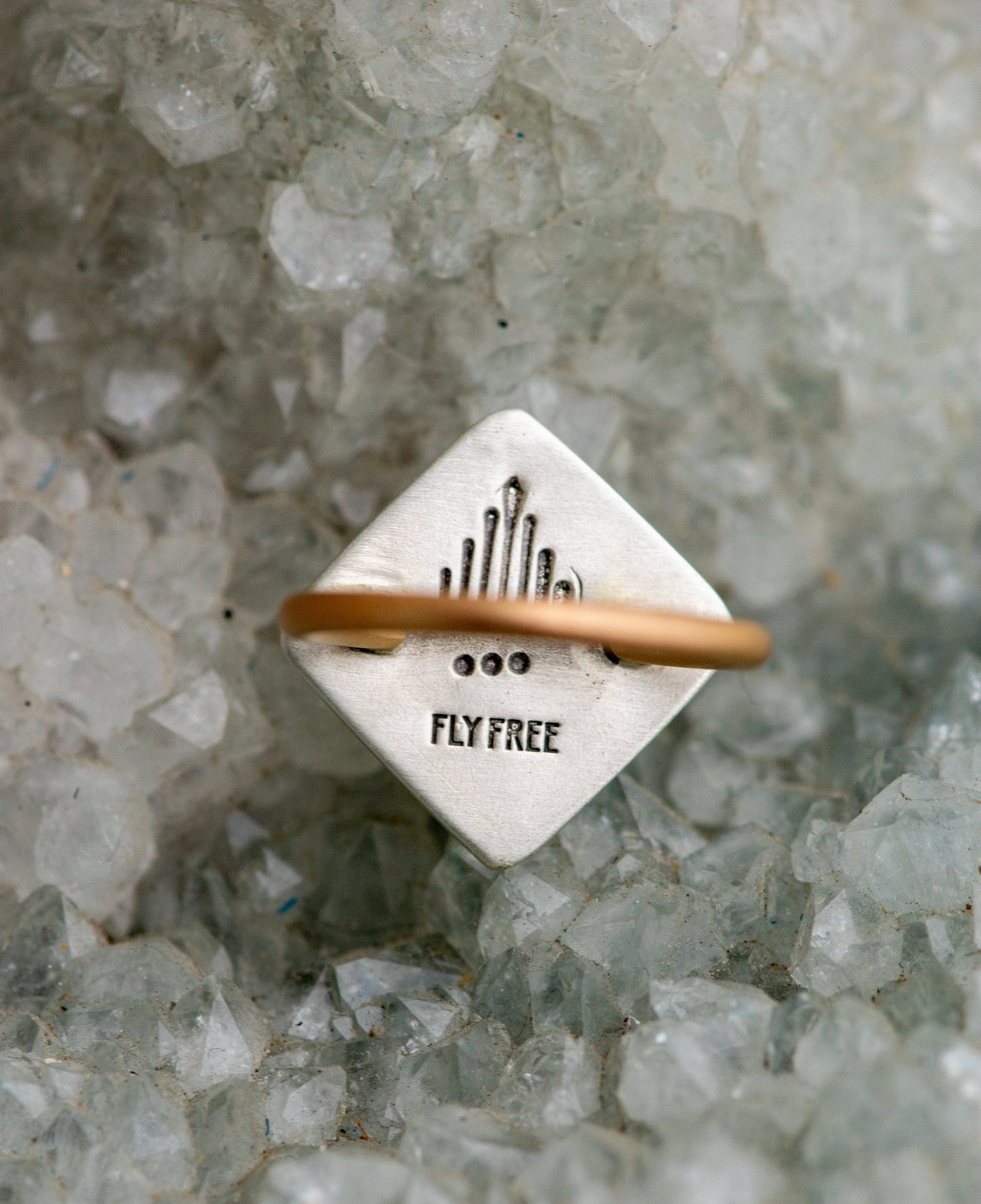 INFINITE HOPE AQUAMARINE RING - Fly Free