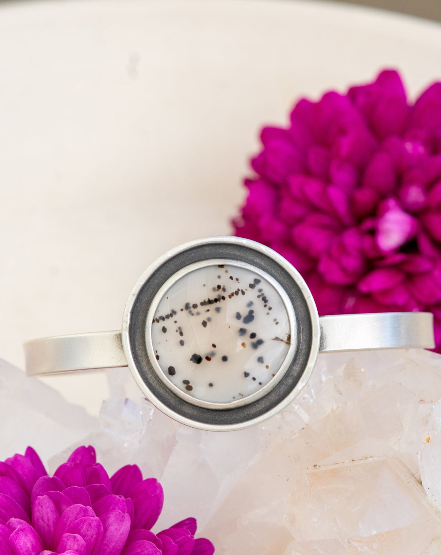 LUNAR MONTANA AGATE CUFF - Fly Free