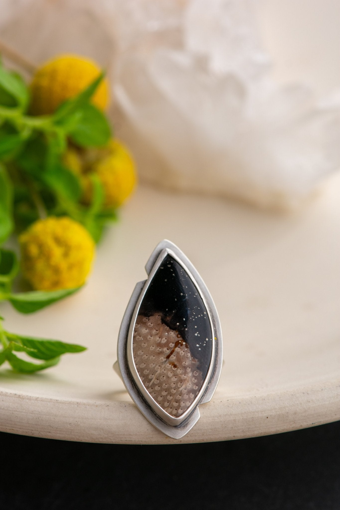 MEMRANCER FOSSILIZED ROOT RING - Fly Free