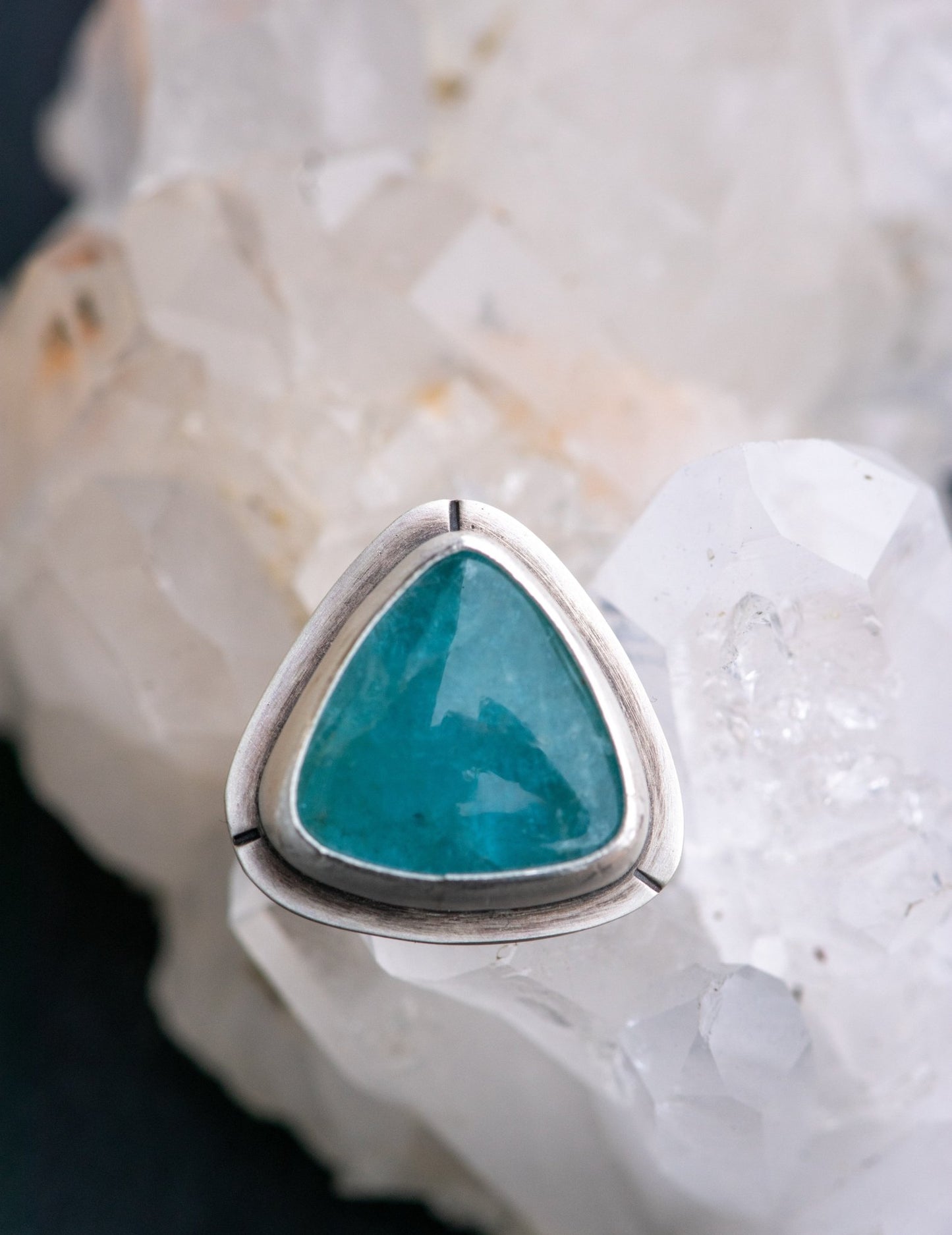 MOSAIC BLUE AQUAMARINE RING - Fly Free