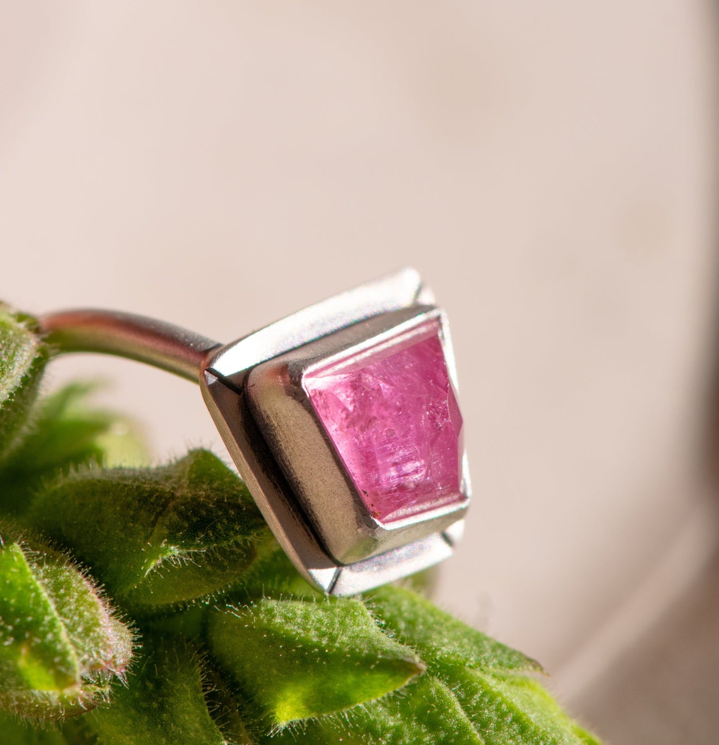 NEAT PETITE PINK TOURMALINE RING - Fly Free