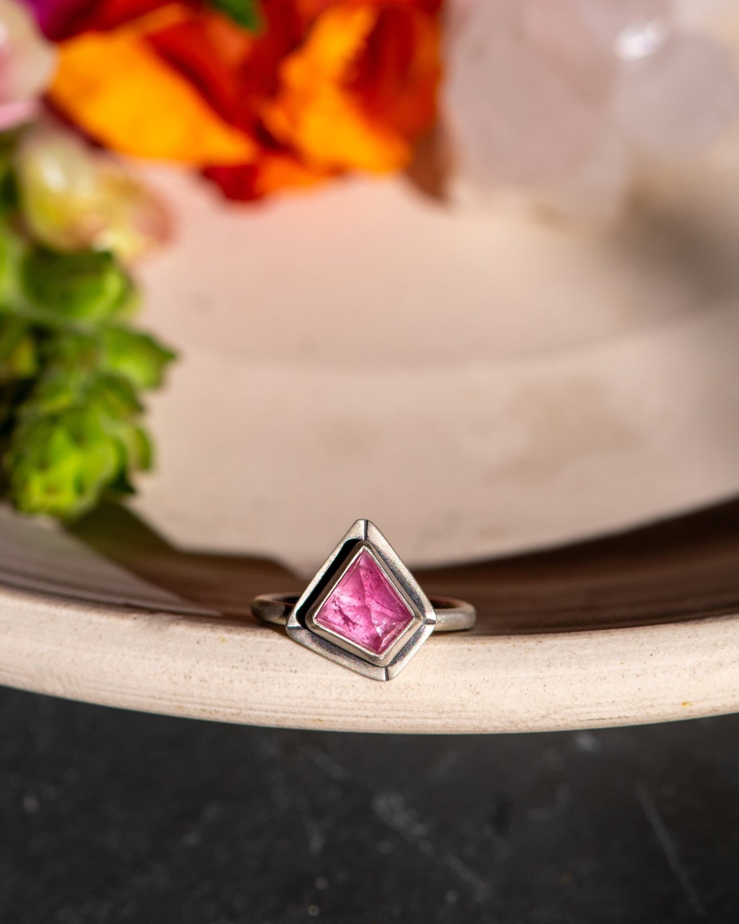 NEAT PETITE PINK TOURMALINE RING - Fly Free