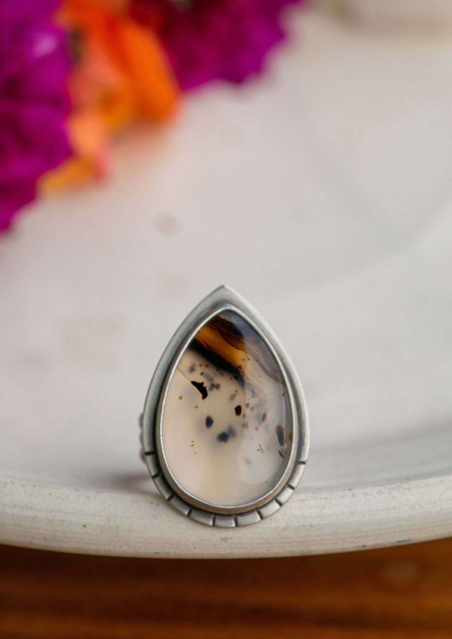 NO ONE CAN TAKE THEM MONTANA AGATE RING - Fly Free