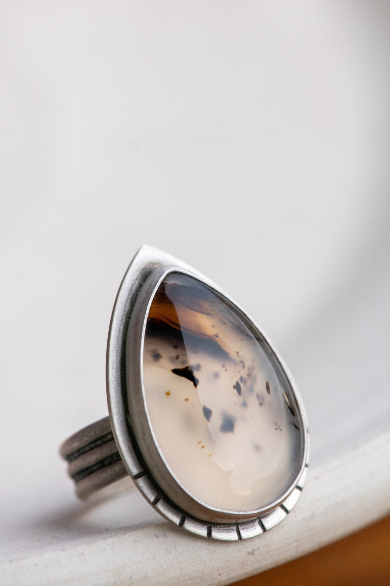 NO ONE CAN TAKE THEM MONTANA AGATE RING - Fly Free