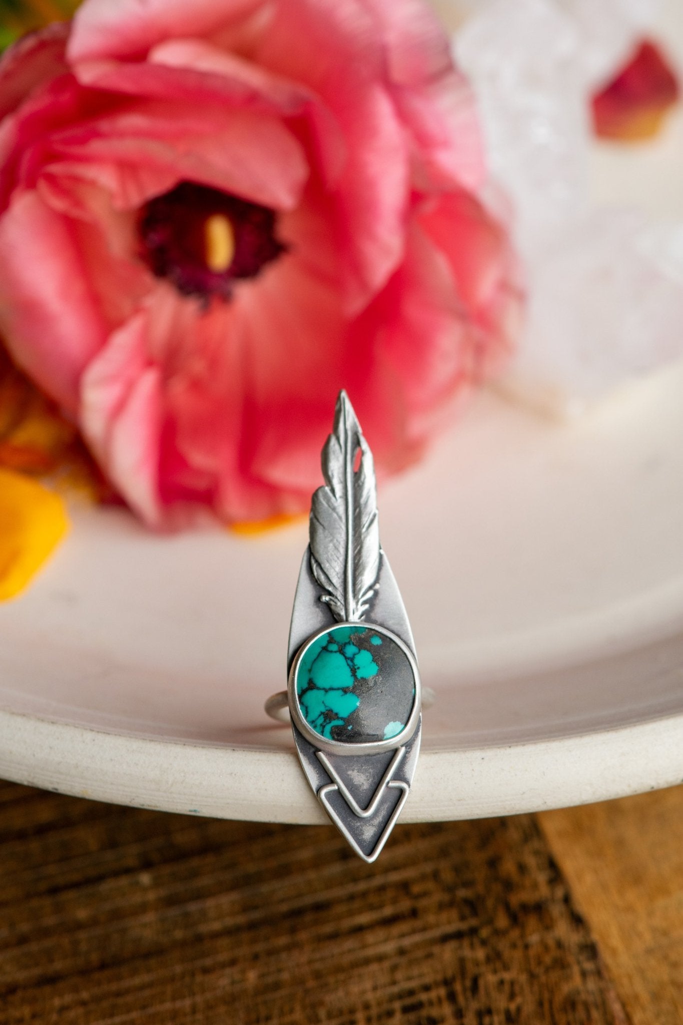 OLD WORLD TURQUOISE DIVINER RING - Fly Free