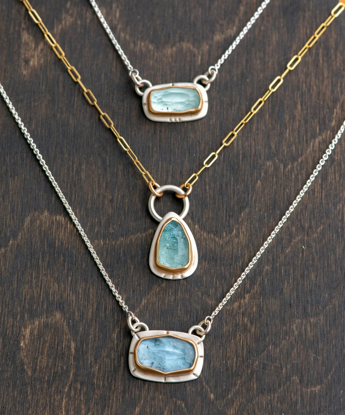 POOLSIDE AQUAMARINE NECKLACES - Fly Free