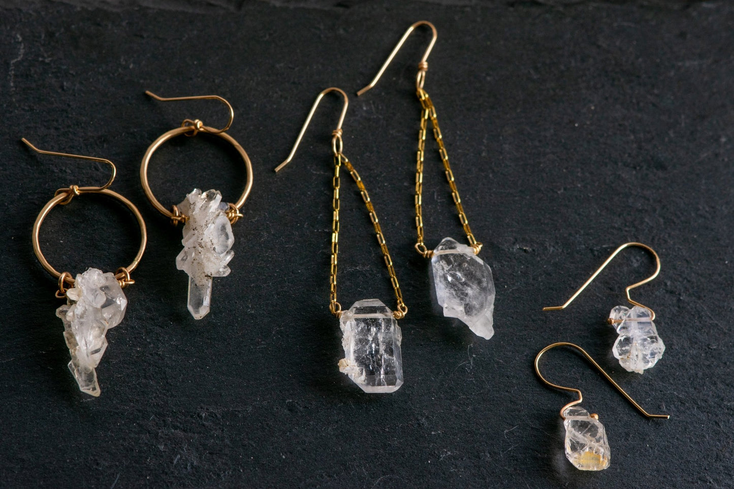 QUARTZ: A STUDY IN EARRINGS - Fly Free