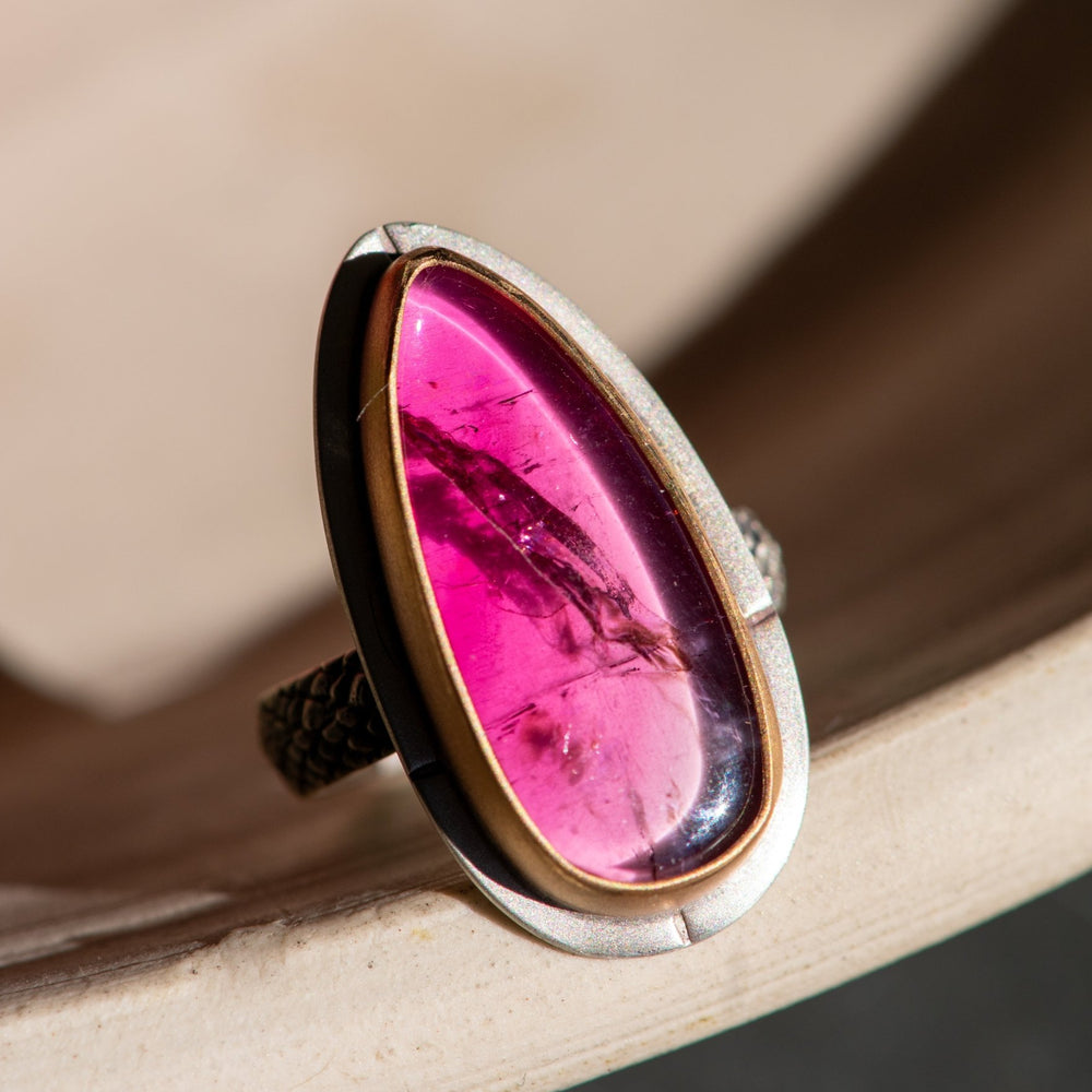 
                  
                    RENEGADE RUBELLITE TOURMALINE RING - Fly Free
                  
                