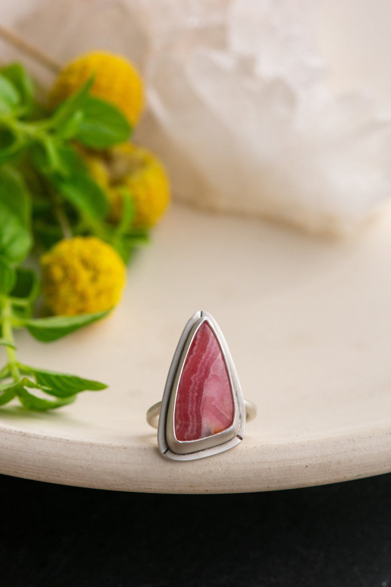 RHODOCHROSITE WILDCARD RING - Fly Free