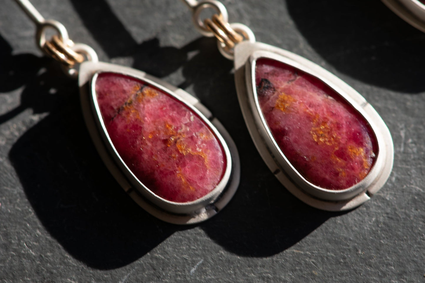 RIDE ON RHODONITE EARRINGS - Fly Free