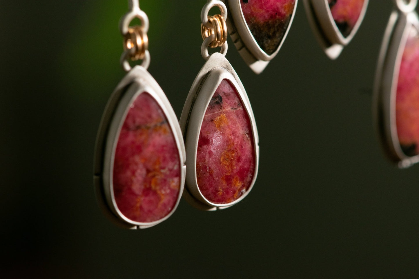 RIDE ON RHODONITE EARRINGS - Fly Free