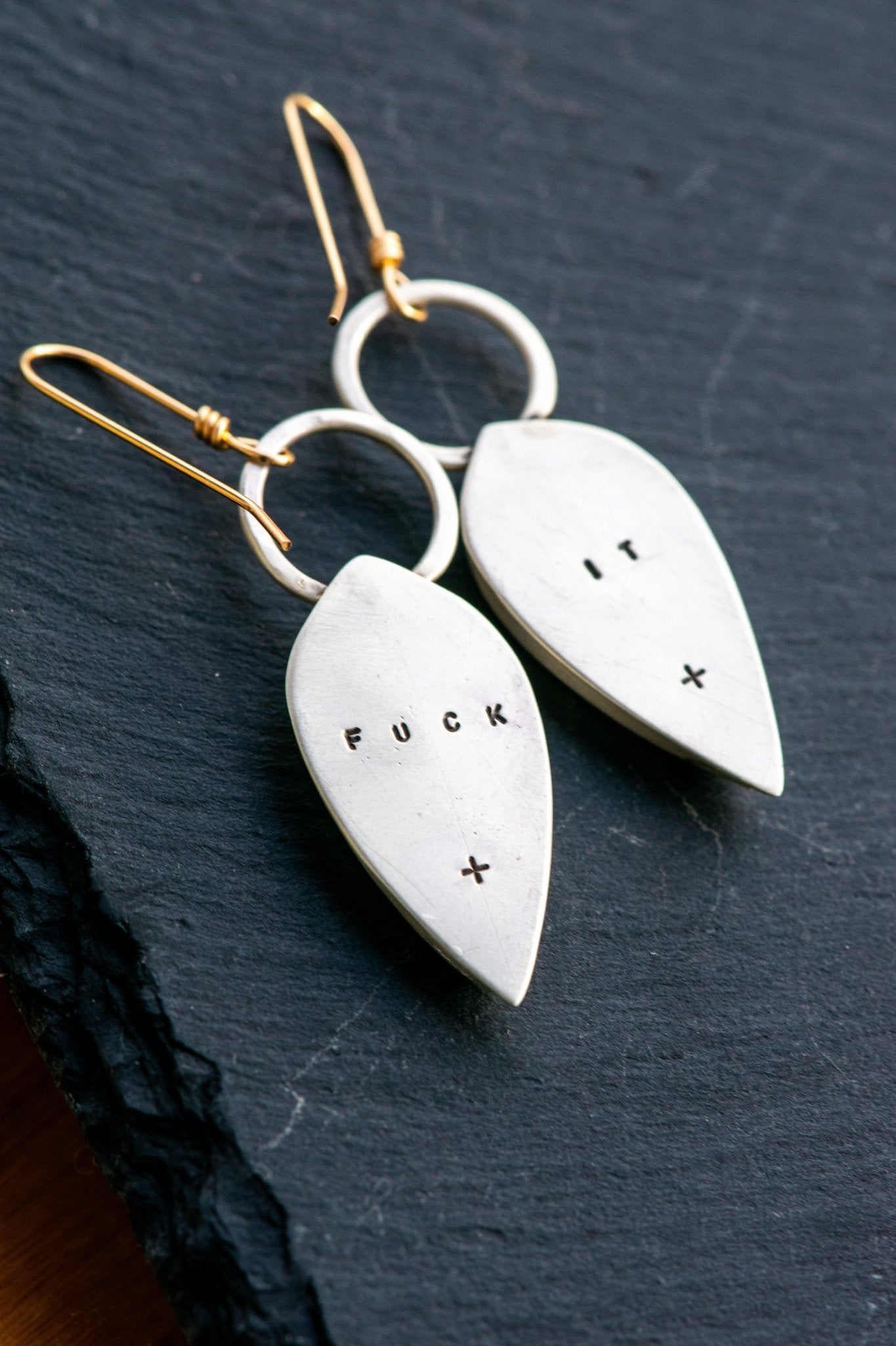 RIGHT ABOUT NOW FOSSILIZED CORAL EARRINGS - Fly Free